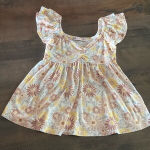 Girls ruffled sleeved summer top
